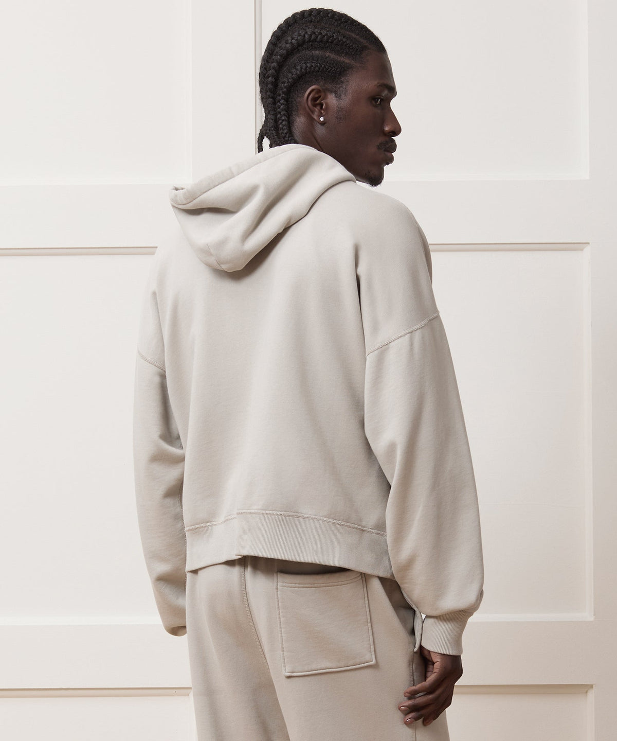 Todd Snyder Soho Full-Zip Sweatshirt - Stone