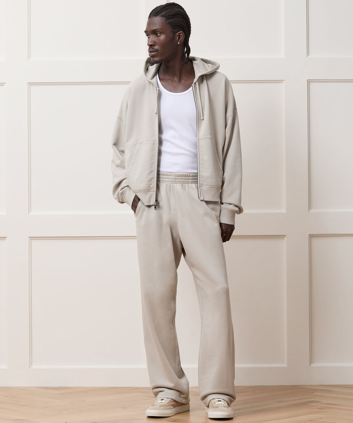Todd Snyder Soho Sweatpant - Stone