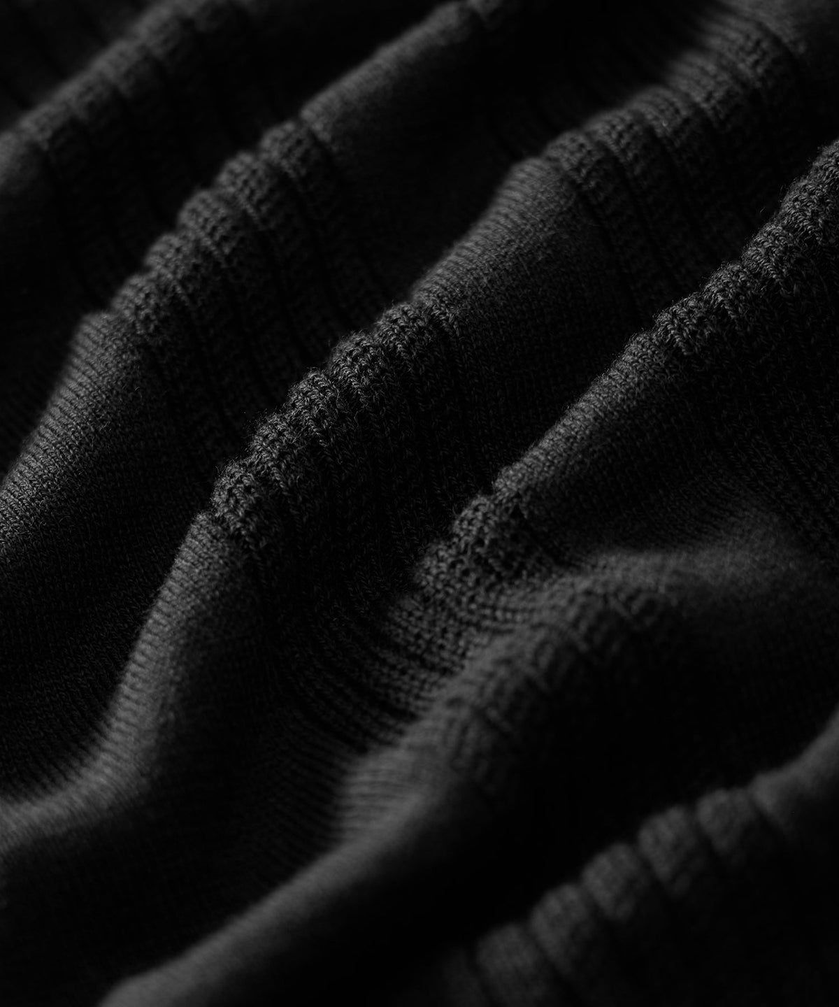 Todd Snyder Silk-Cotton Ribbed Sweater Polo - Dark Charcoal