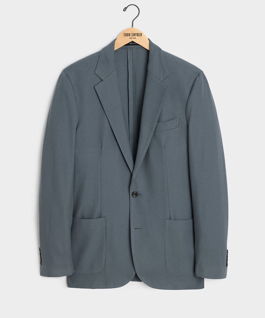 Todd Snyder Italian Knit Sport Coat - Blue Metal