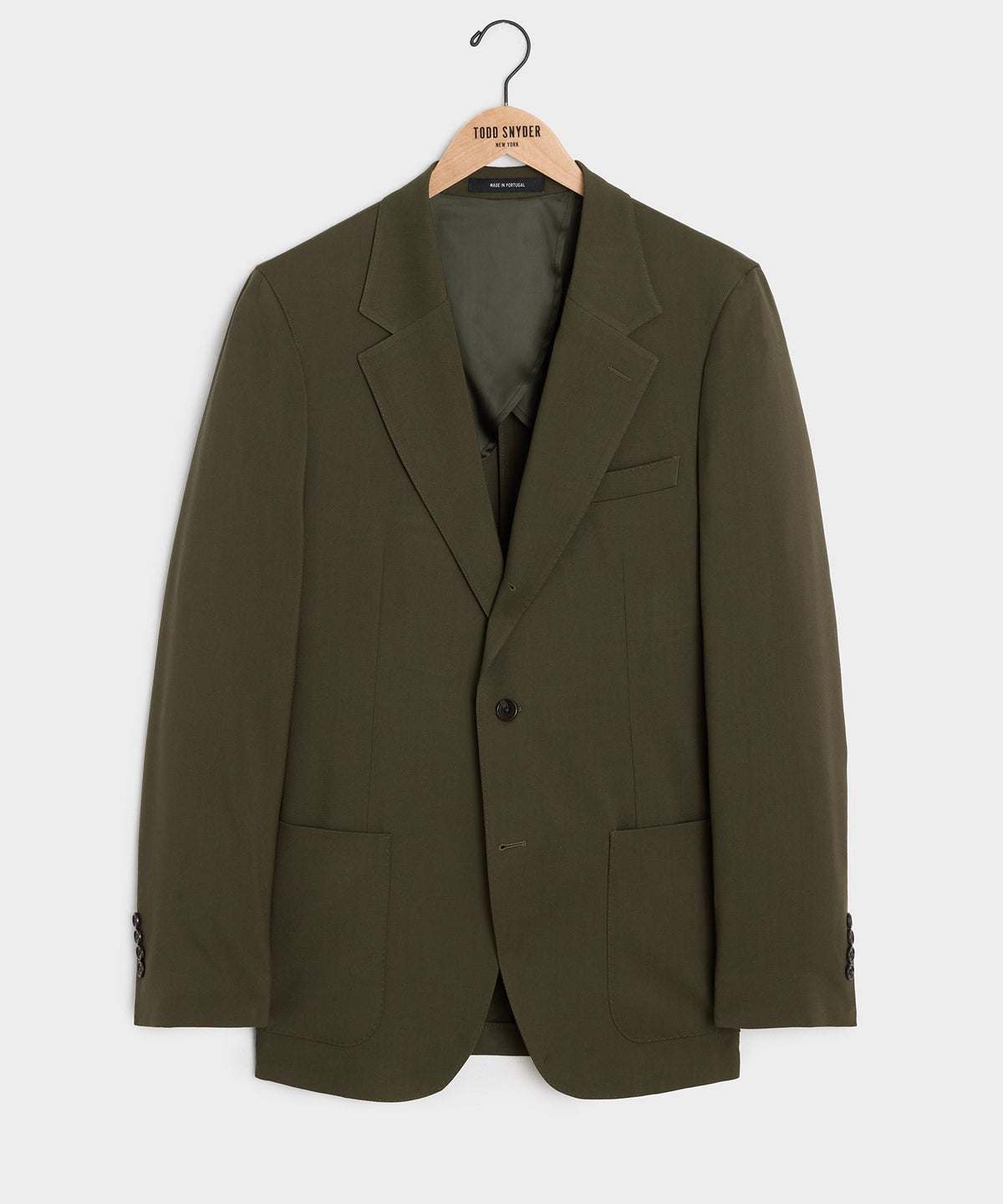 Todd Snyder Italian Gabardine Madison Jacket - Snyder Olive
