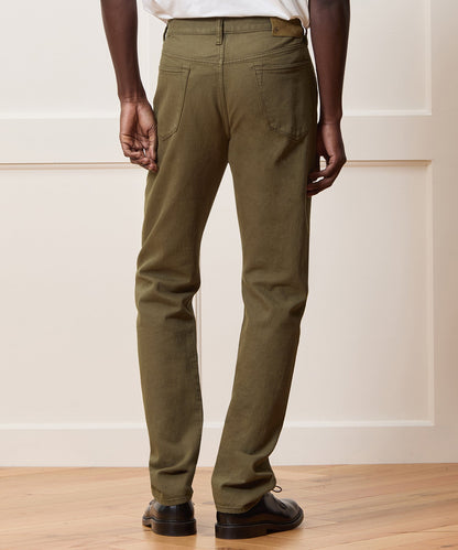 Todd Snyder Slim Garment-Dyed Jean - Olive