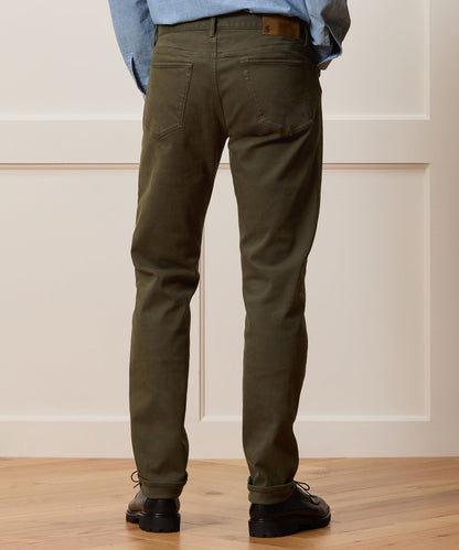 Todd Snyder Slim Fit 5-Pocket Chino - Olive Vine