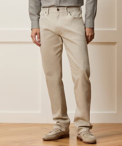 Todd Snyder Straight Fit 5-Pocket Chino - Stone