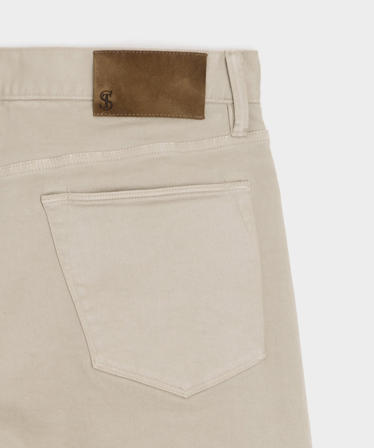 Todd Snyder Straight Fit 5-Pocket Chino - Stone