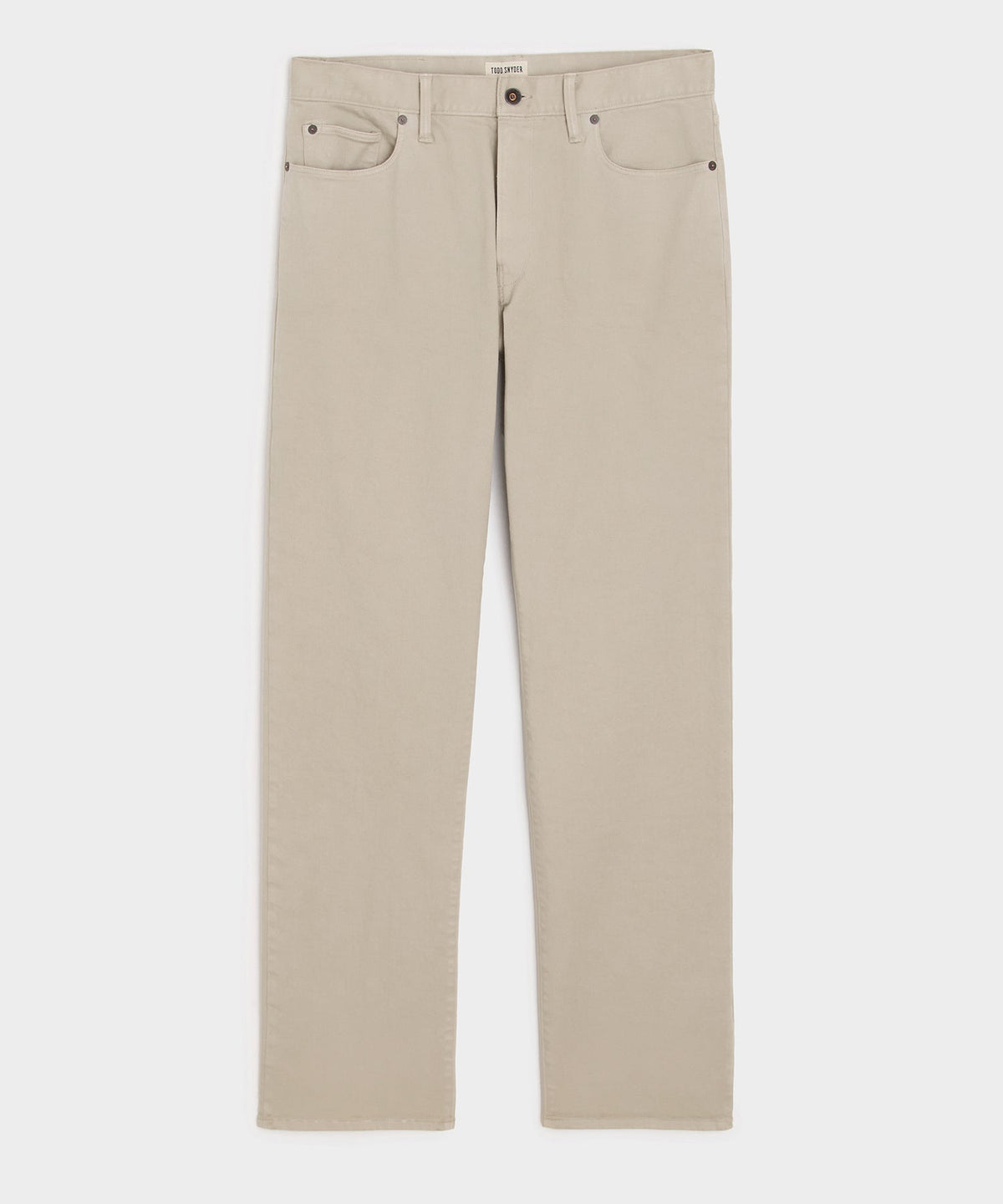 Todd Snyder Straight Fit 5-Pocket Chino - Stone