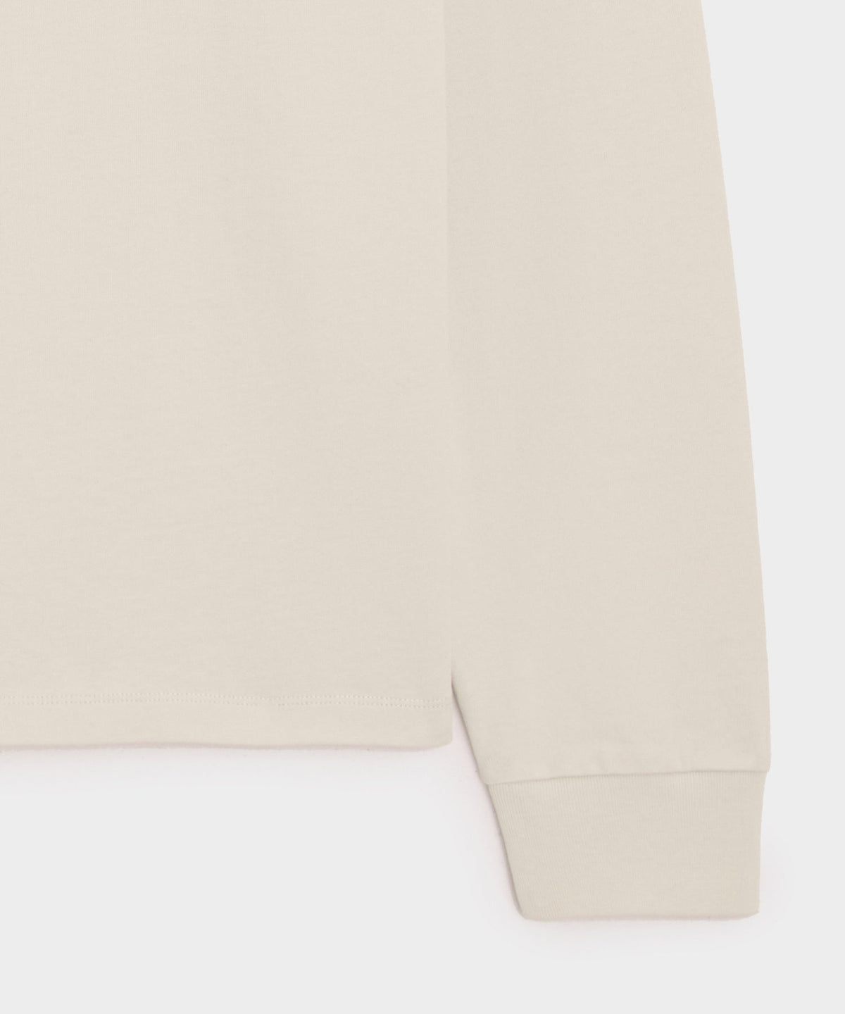 Todd Snyder Boxy Jersey Mockneck Tee - Chalk