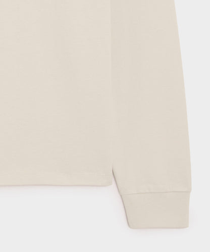 Todd Snyder Boxy Jersey Mockneck Tee - Chalk