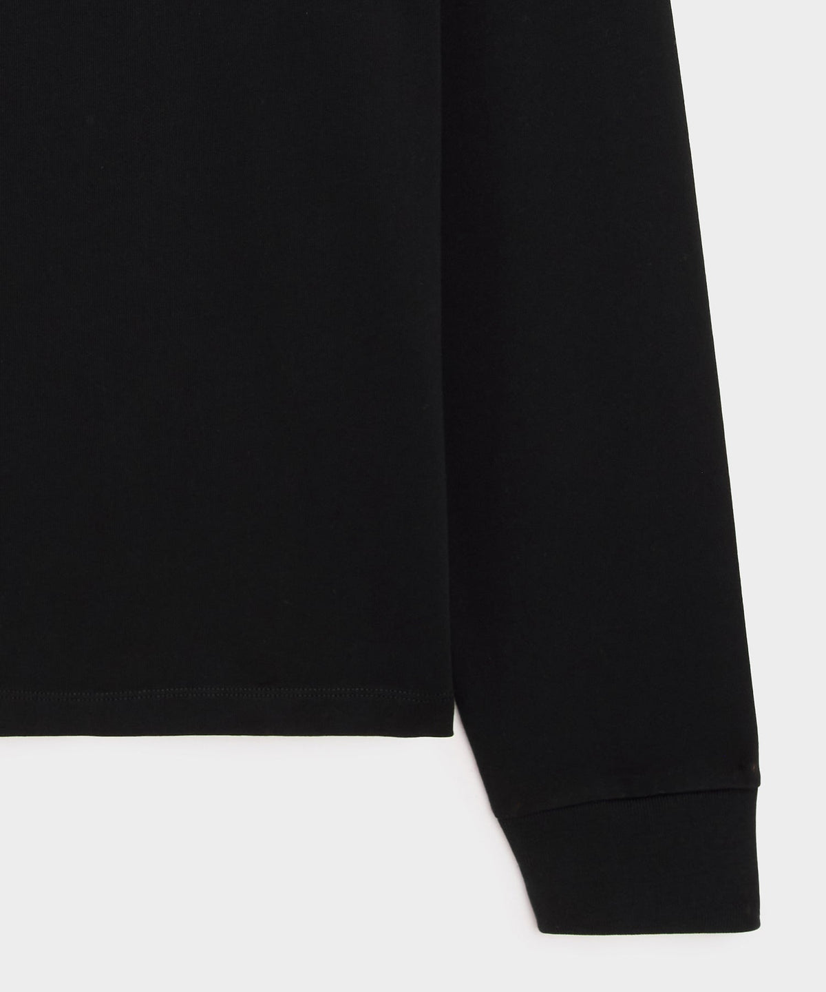 Todd Snyder Boxy Jersey Mockneck Tee - Black