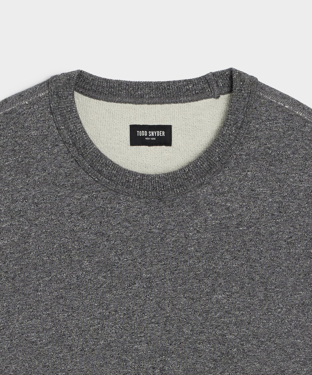Todd Snyder Soho Sweatshirt - Salt And Pepper