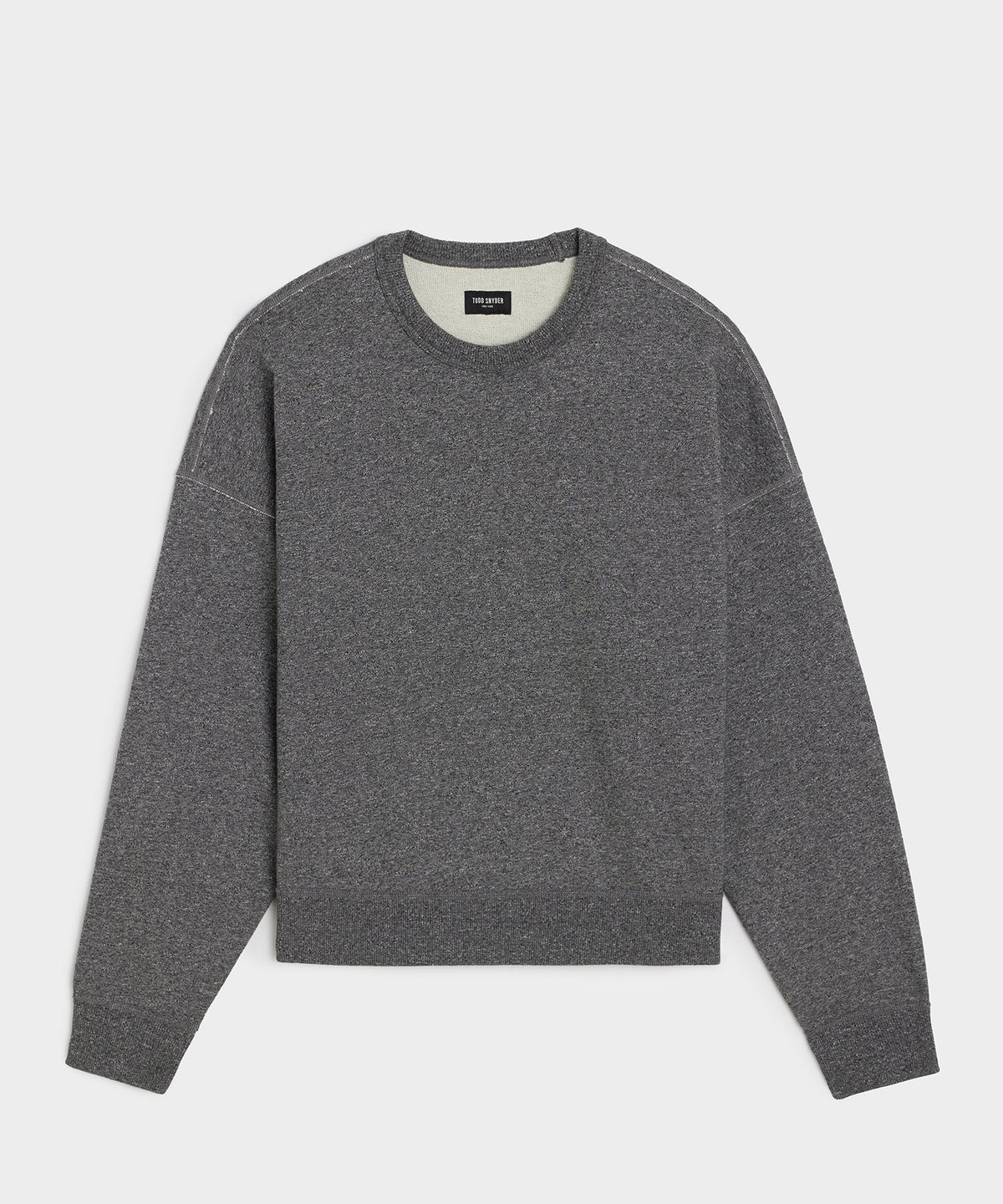 Todd Snyder Soho Sweatshirt - Salt And Pepper