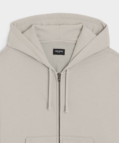 Todd Snyder Soho Full-Zip Sweatshirt - Stone