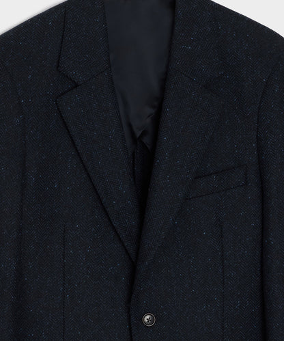 Todd Snyder Italian Donegal Herringbone Sutton Jacket - Navy