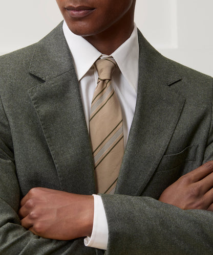 Todd Snyder Italian Flannel Sutton Jacket - Oak Moss