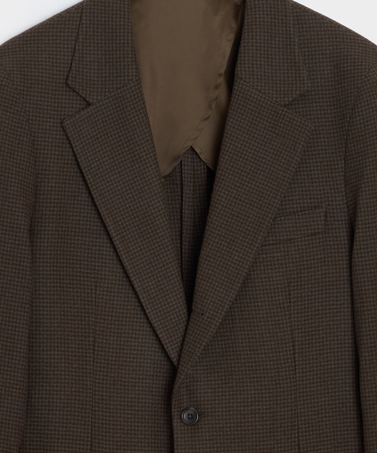 Todd Snyder Italian Flannel Houndstooth Madison Jacket - Olive
