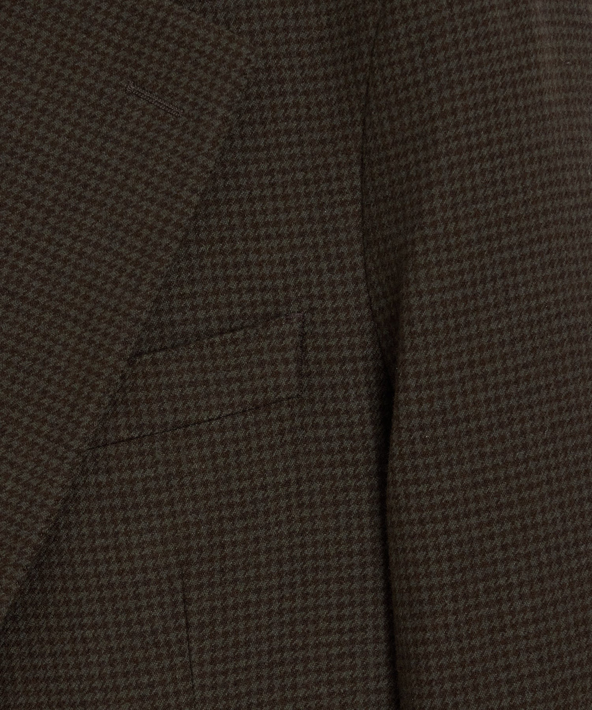 Todd Snyder Italian Flannel Houndstooth Madison Jacket - Olive