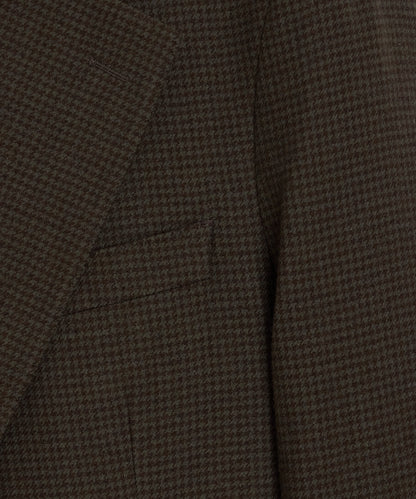 Todd Snyder Italian Flannel Houndstooth Madison Jacket - Olive