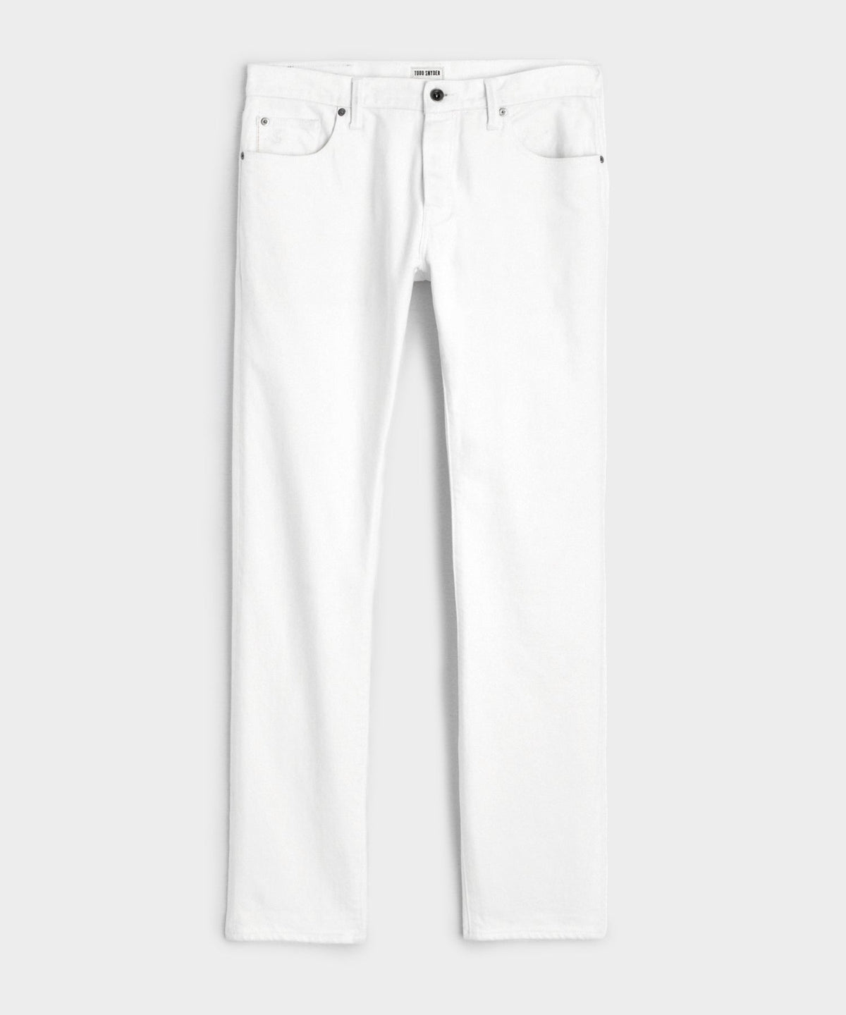 Todd Snyder Slim Japanese Selvedge Stretch Jean - White