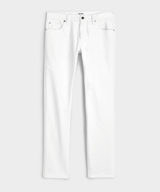 Todd Snyder Slim Japanese Selvedge Stretch Jean - White