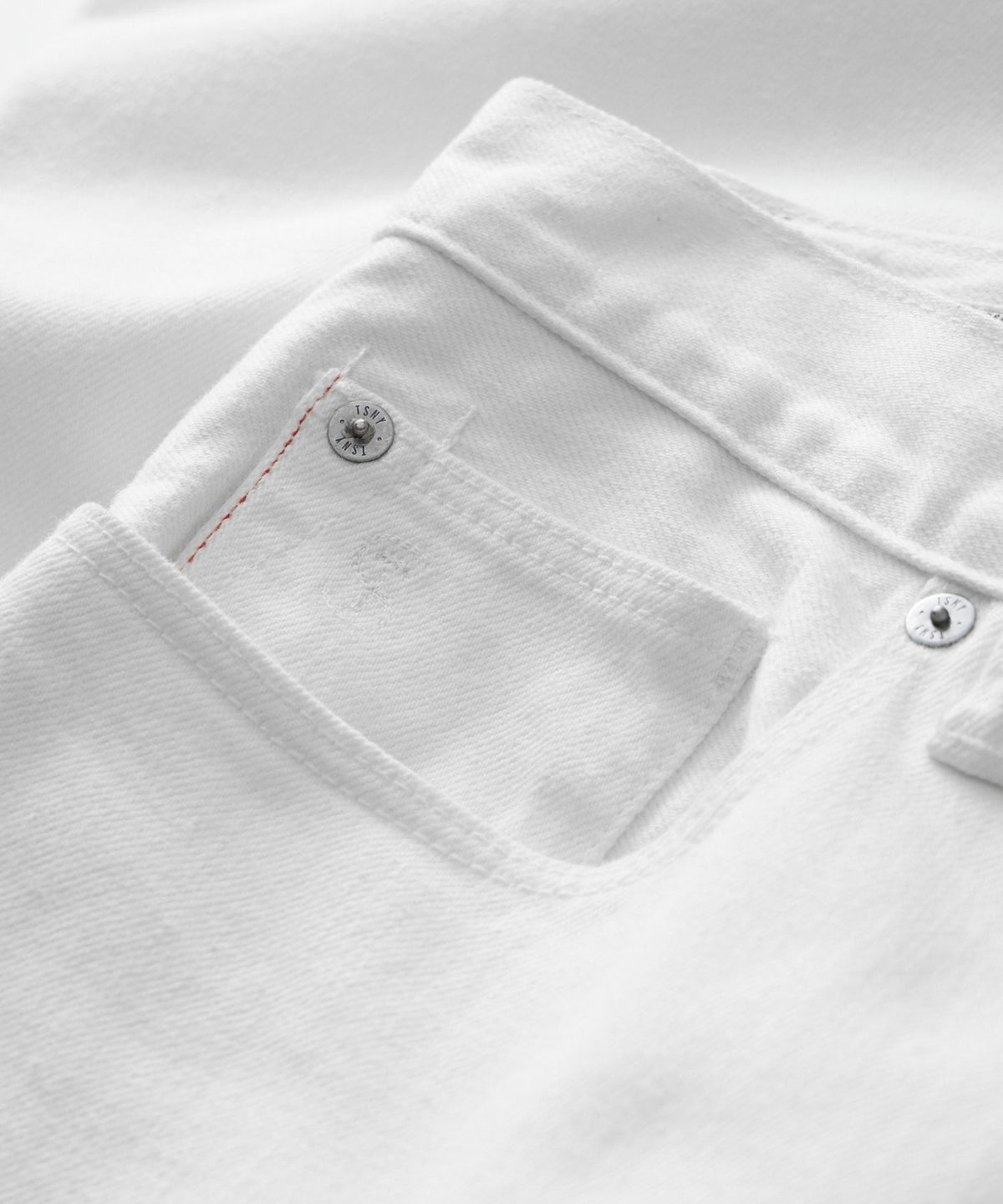 Todd Snyder Slim Japanese Selvedge Stretch Jean - White