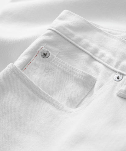 Todd Snyder Slim Japanese Selvedge Stretch Jean - White