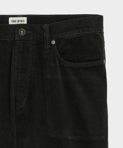 Todd Snyder Western 5-Pocket Corduroy Pant - Black