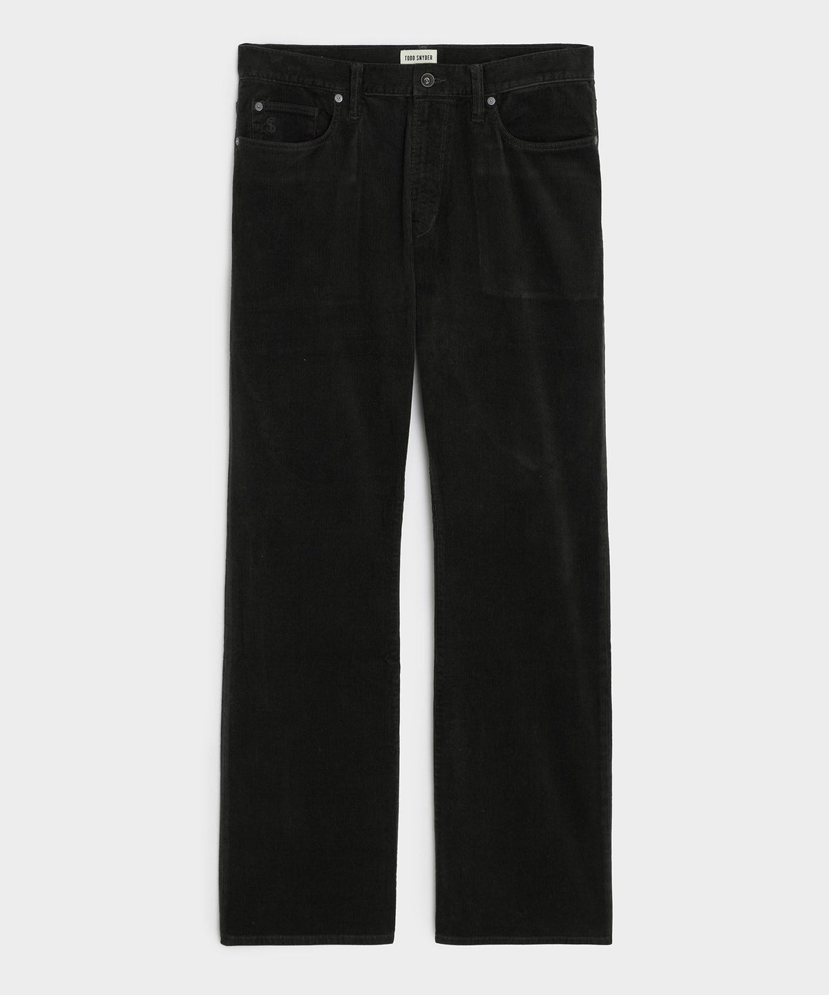 Todd Snyder Western 5-Pocket Corduroy Pant - Black