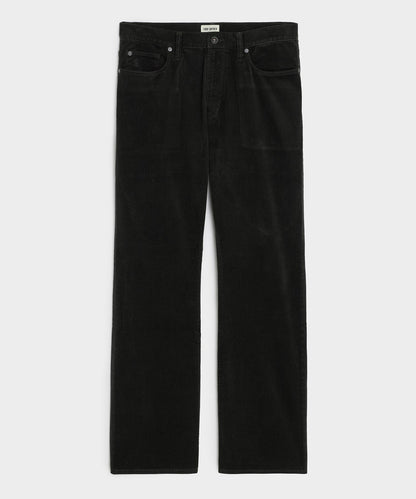 Todd Snyder Western 5-Pocket Corduroy Pant - Black