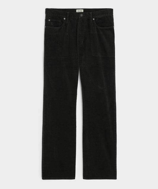 Todd Snyder Western 5-Pocket Corduroy Pant - Black