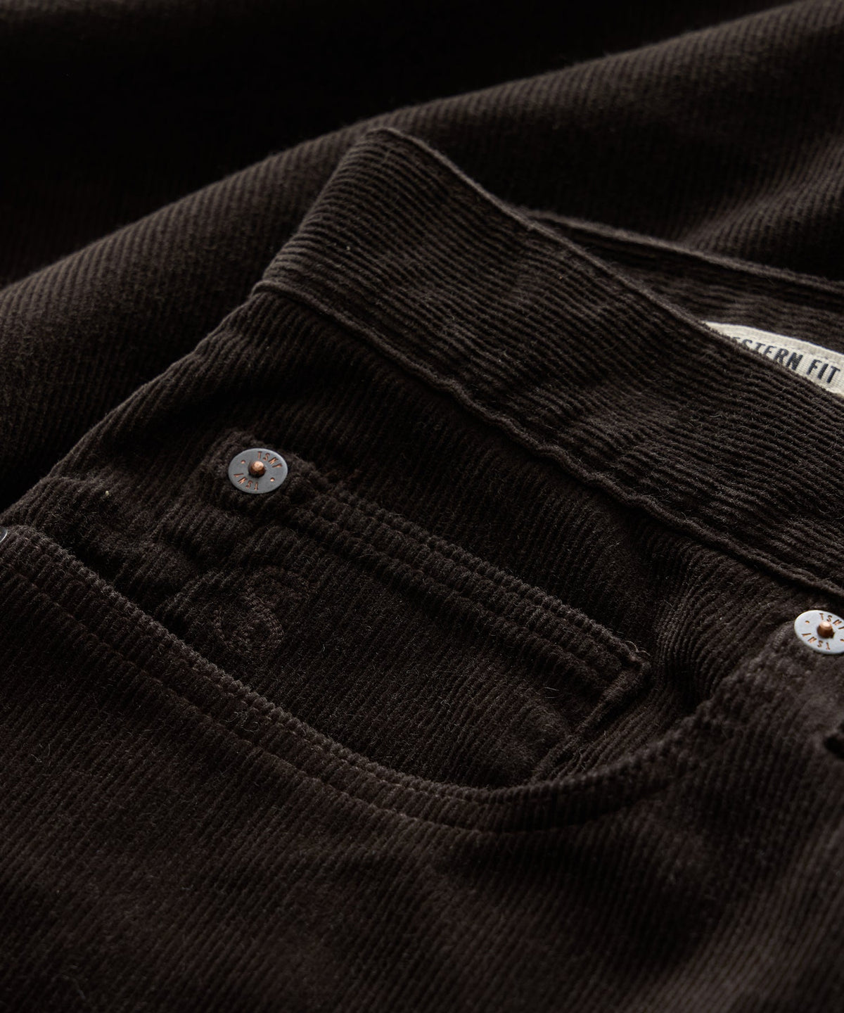 Todd Snyder Western 5-Pocket Corduroy Pant - Caviar