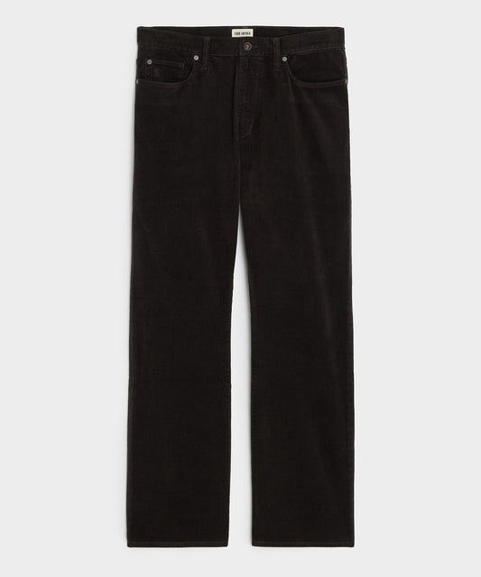 Todd Snyder Western 5-Pocket Corduroy Pant - Caviar