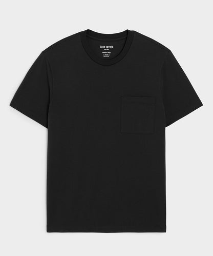 Todd Snyder Premium Jersey Pocket Tee - Black