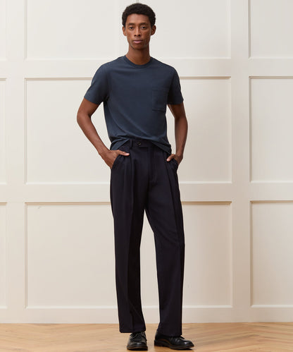 Todd Snyder Premium Jersey Pocket Tee - Navy