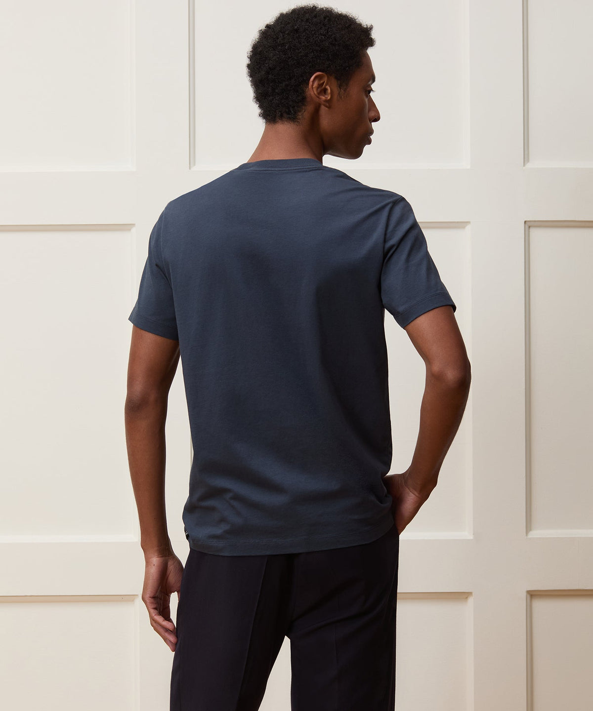 Todd Snyder Premium Jersey Pocket Tee - Navy