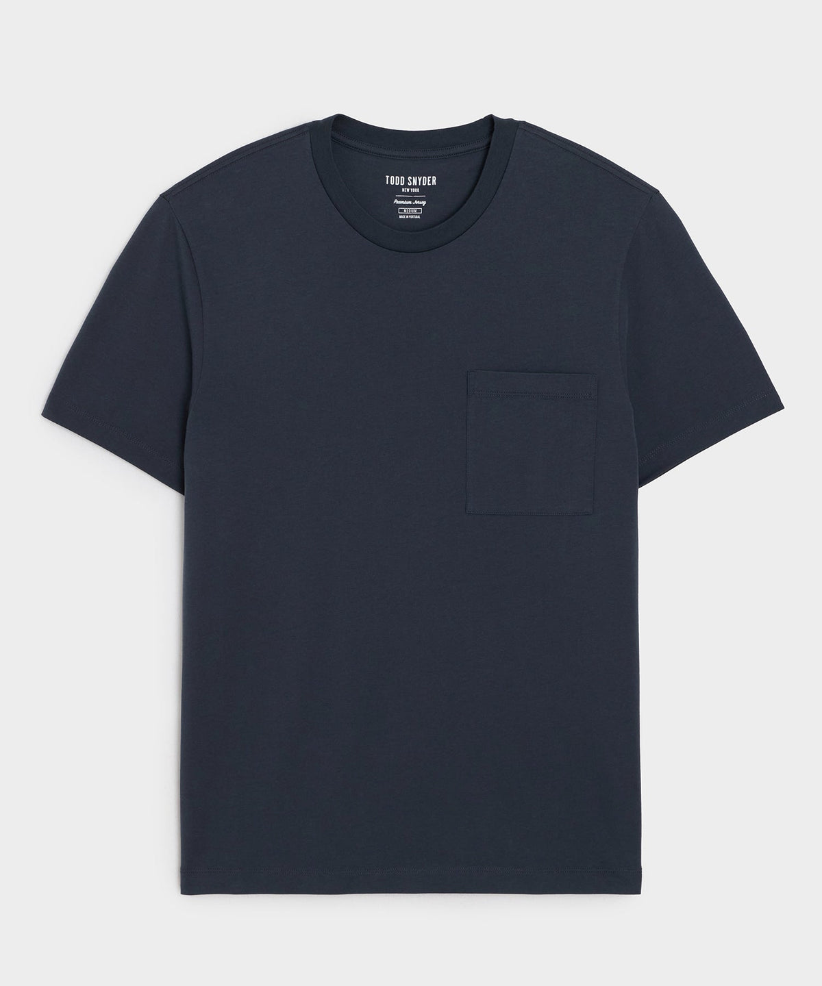 Todd Snyder Premium Jersey Pocket Tee - Navy