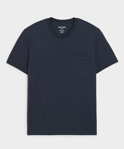 Todd Snyder Premium Jersey Pocket Tee - Navy