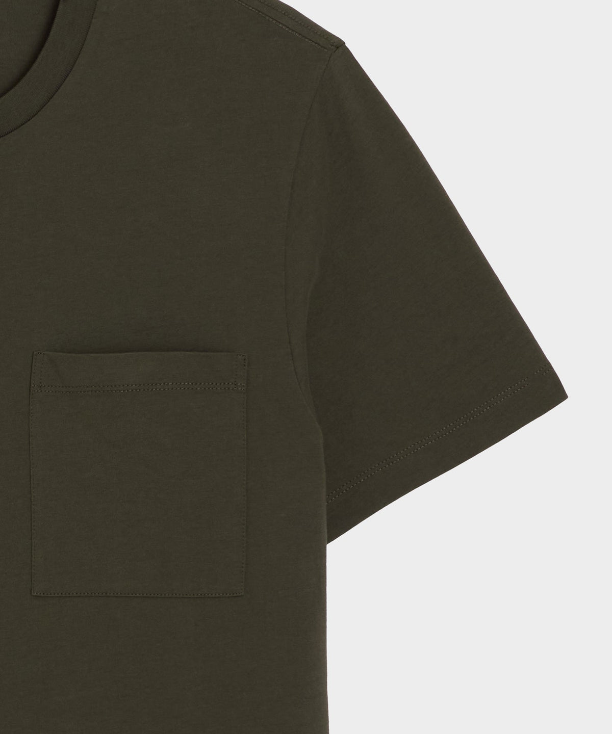 Todd Snyder Premium Jersey Pocket Tee - Snyder Olive