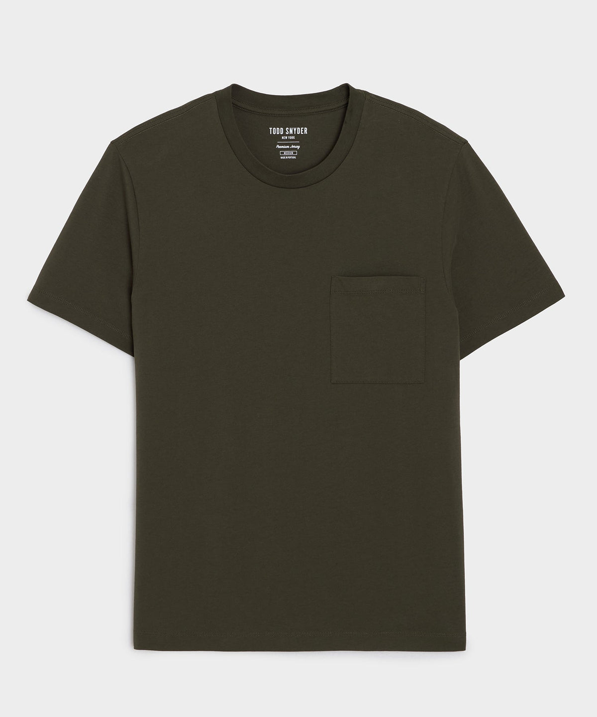 Todd Snyder Premium Jersey Pocket Tee - Snyder Olive