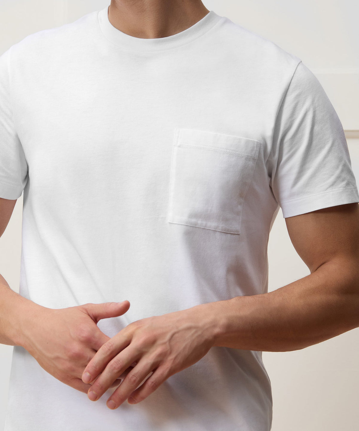 Todd Snyder Premium Jersey Pocket Tee - White
