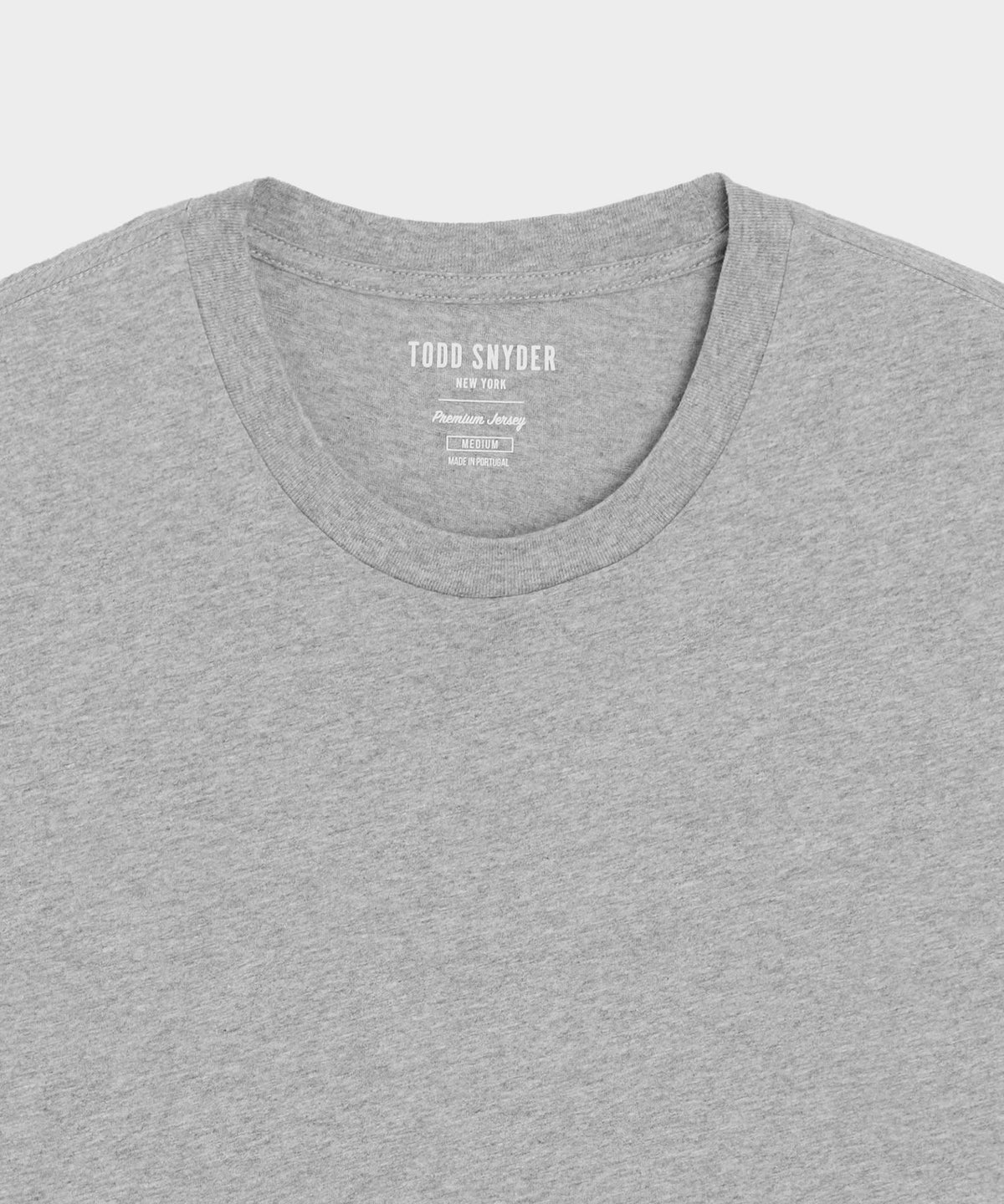 Todd Snyder Premium Jersey Tee - Grey Heather