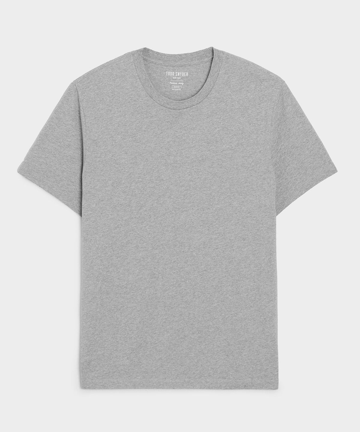 Todd Snyder Premium Jersey Tee - Grey Heather