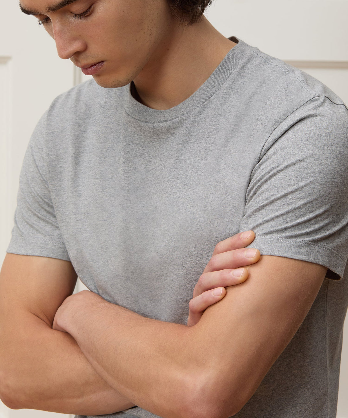 Todd Snyder Premium Jersey Tee - Grey Heather