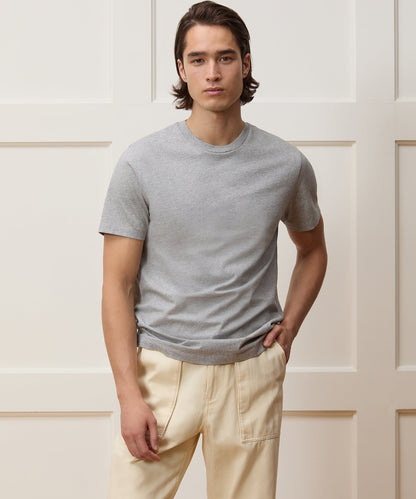 Todd Snyder Premium Jersey Tee - Grey Heather