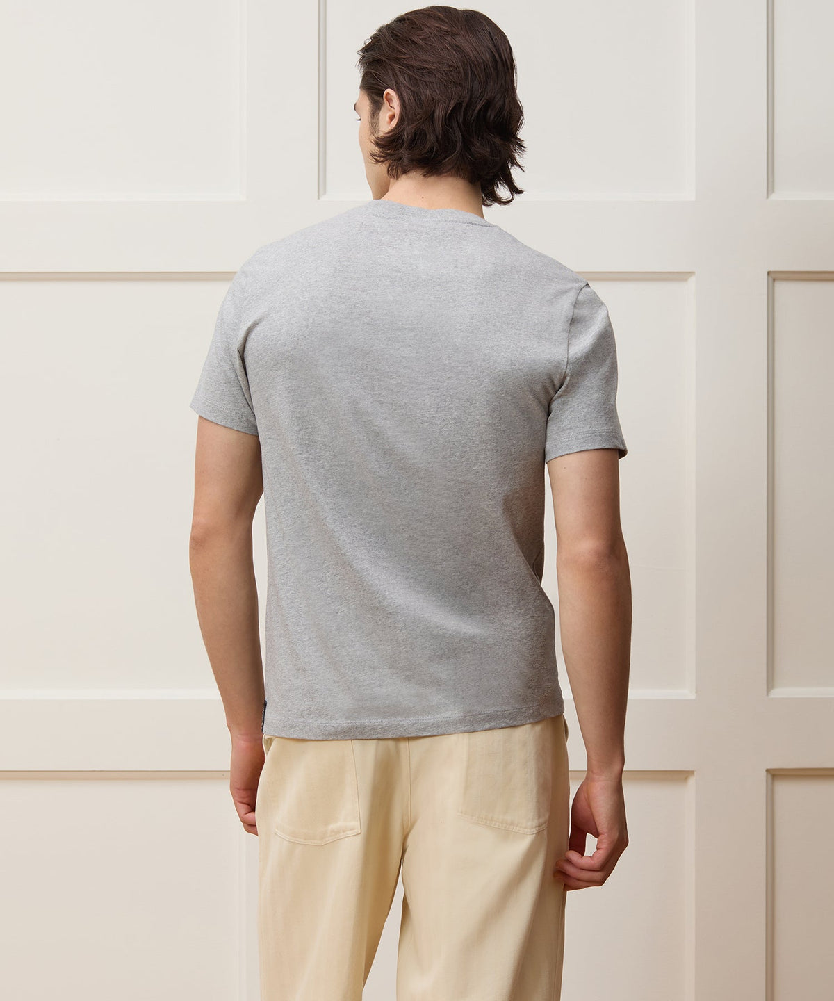 Todd Snyder Premium Jersey Tee - Grey Heather