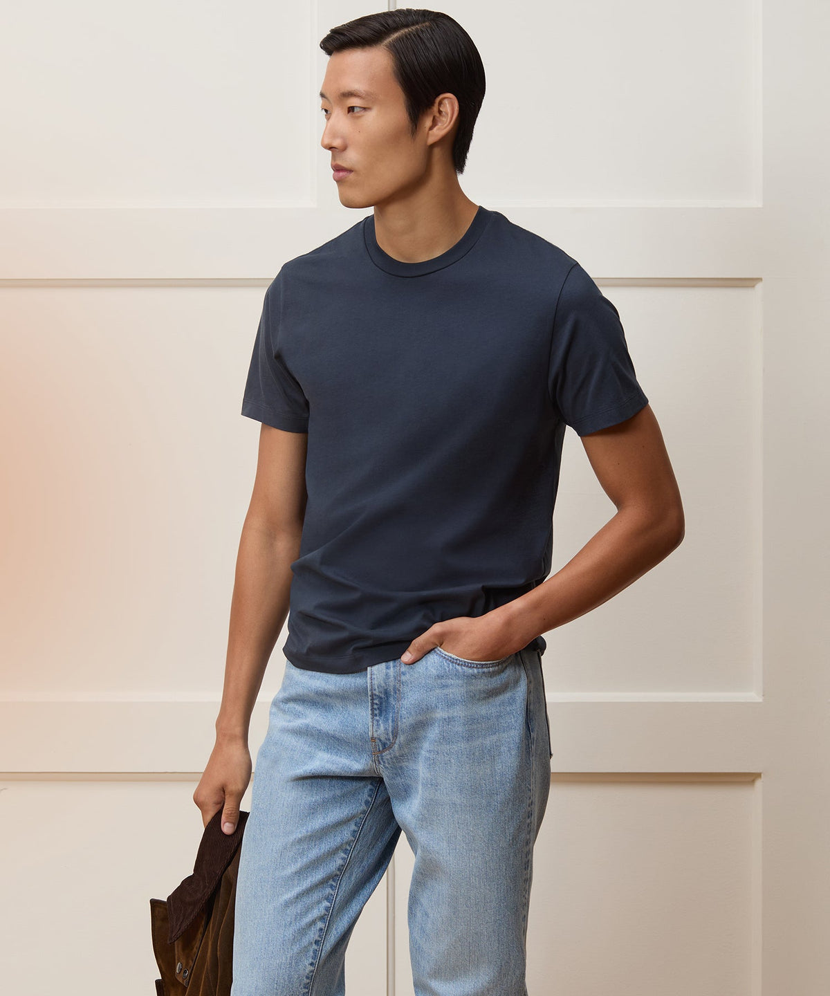 Todd Snyder Premium Jersey Tee - Navy