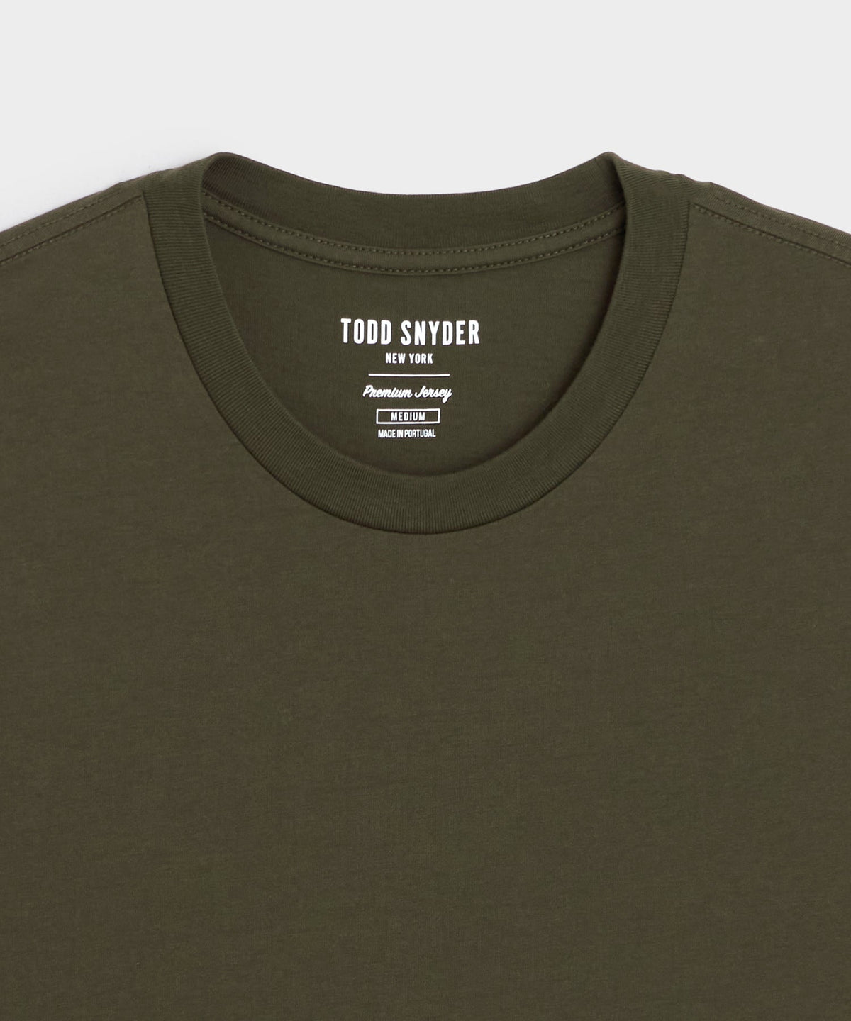 Todd Snyder Premium Jersey Tee - Snyder Olive
