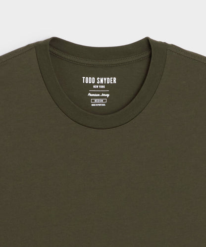 Todd Snyder Premium Jersey Tee - Snyder Olive