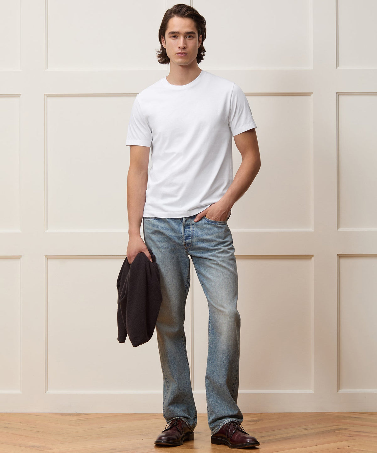 Todd Snyder Premium Jersey Tee - White