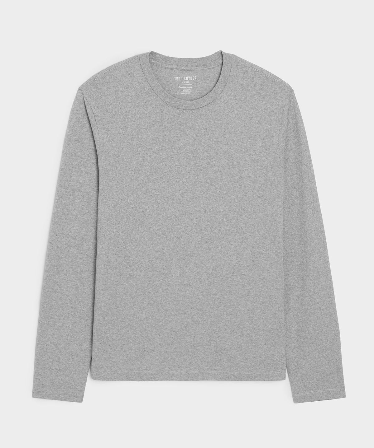Todd Snyder Premium Jersey Tee - Grey Heather