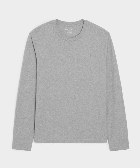 Todd Snyder Premium Jersey Tee - Grey Heather